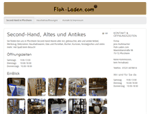 Tablet Screenshot of floh-laden.com